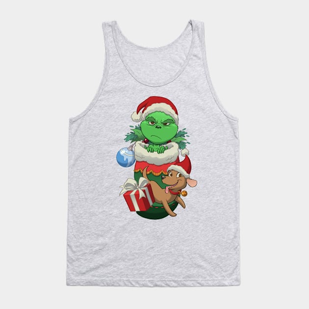 Stocking Stuffer: Grump Tank Top by Dooomcat